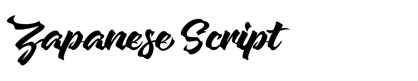 Zapanese Script